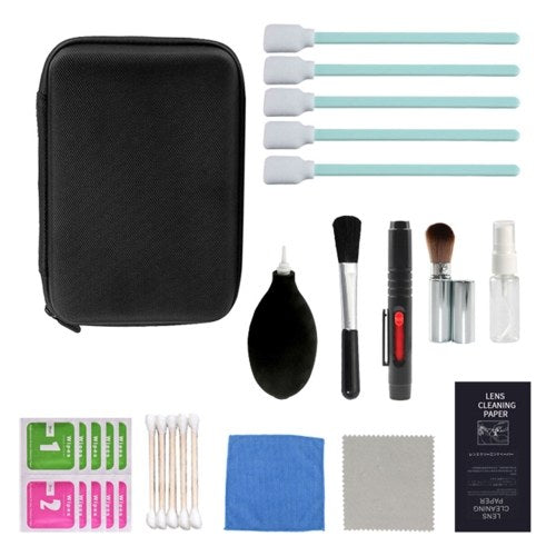 Camera Cleaning Kit for Cleaning DSLR Camera Sensor Lens Accessories Camera Maintenance Tools with Carrying Case