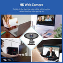 1080P HD Webcam USB Laptop Computer Camera PC Web Camera Built-in Microphone