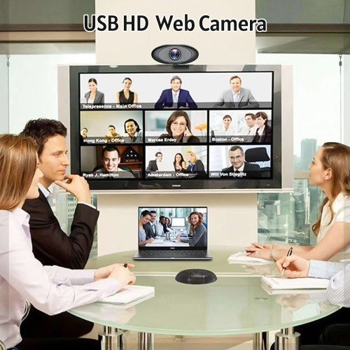 1080P HD Webcam USB Laptop Computer Camera PC Web Camera Built-in Microphone