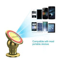 dodocool 360° Universal Magnetic Cell Phone Tablet GPS Holder Car Cradle Stand Adhesive Base