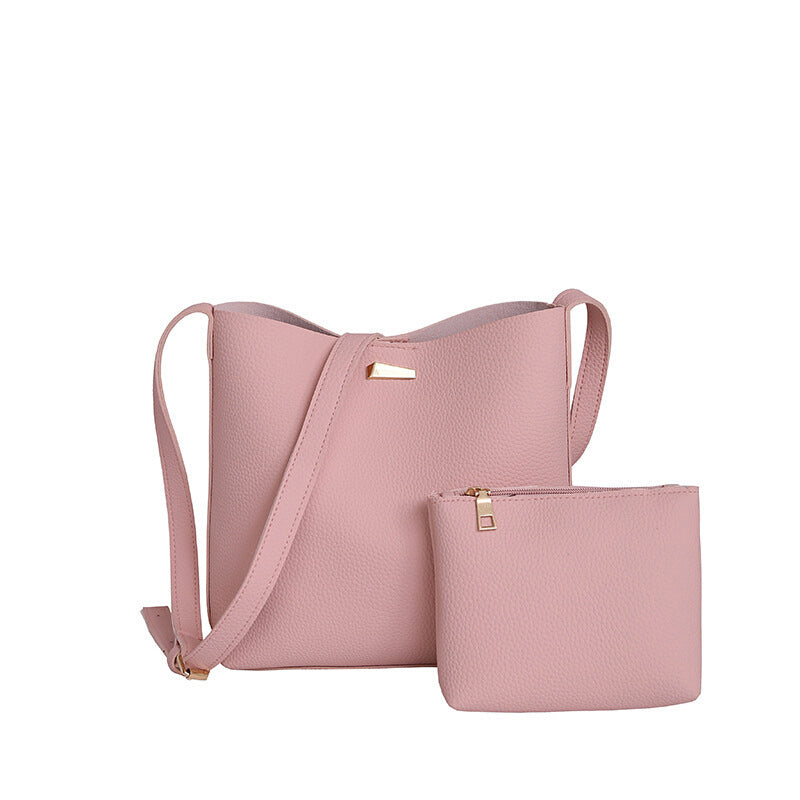 DALFR Leather Shoulder Bag - Pink