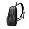 DALFR PU Premium Mens Leather Backpack - Black