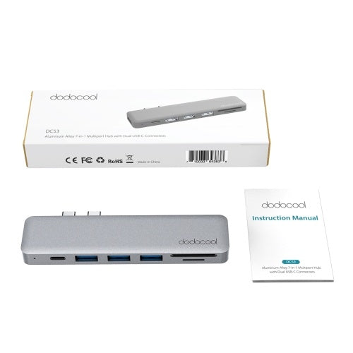 dodocool Aluminum Alloy 7-in-1 Multiport Hub