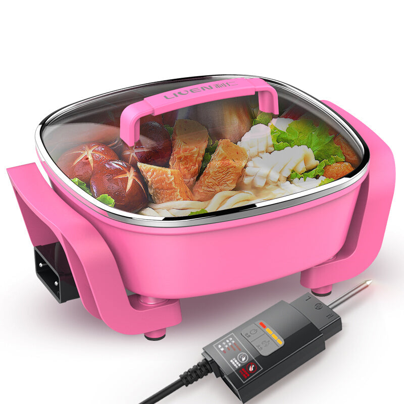 DHG-J2600F Liven Multi-functional Hot Pot - Pink