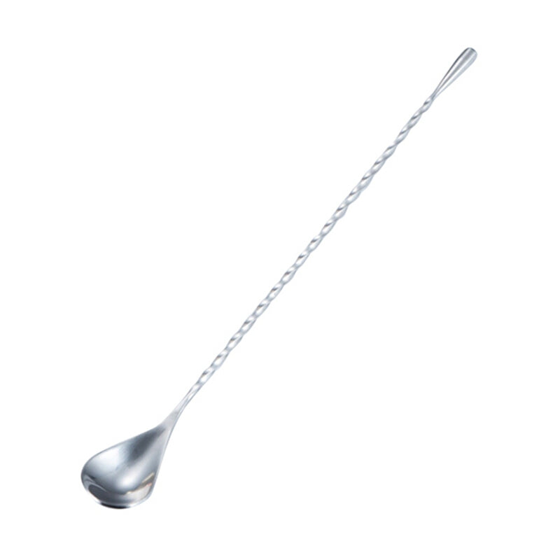 DIY Premium Mixing Cocktail Spoon - Silver