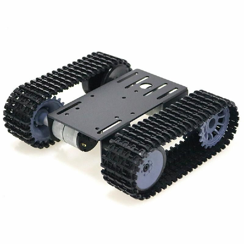 DIY Robotics Platform Tank Mobile - Black