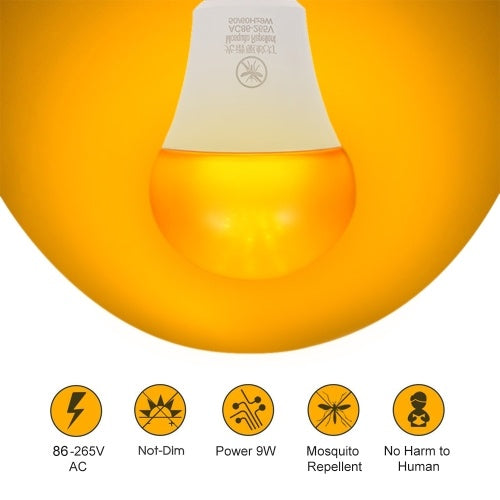 Yellow LED Bug Light Bulb No Blue Light Mosquito Repellent Light Bulb