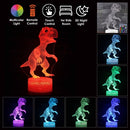 Dinosaur-shaped 3D LED Night Light