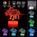 Dinosaur-shaped 3D LED Night Light