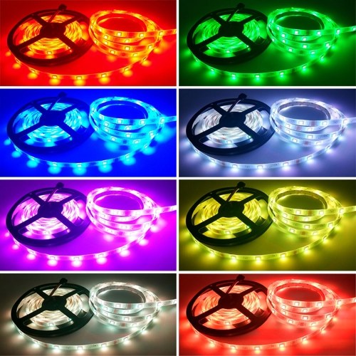 5M LED Strip Lights Waterproof IP65 RGB Color Changing LED Strips