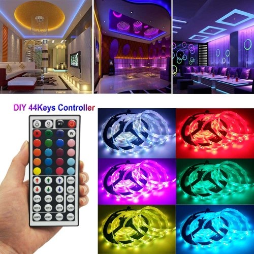 شريط أضواء LED 5M مقاوم للماء IP65 RGB شرائط LED متغيرة الألوان