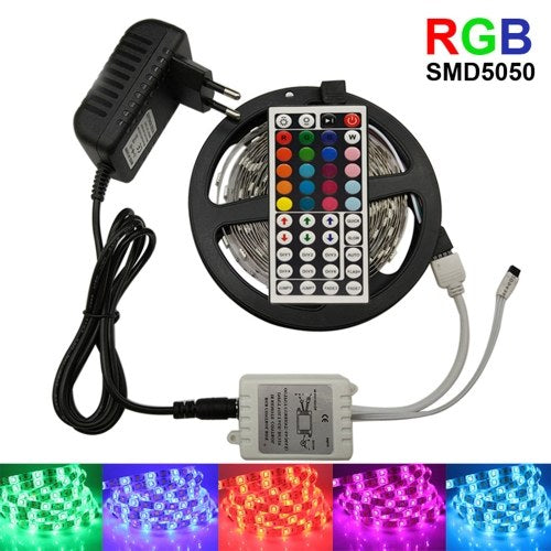 شريط أضواء LED 5M مقاوم للماء IP65 RGB شرائط LED متغيرة الألوان