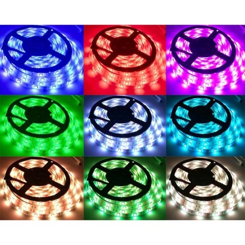 شريط أضواء LED 5M مقاوم للماء IP65 RGB شرائط LED متغيرة الألوان