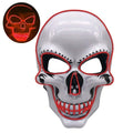 Halloween Party Mask LED Scary Flash Mask EL Line Light Mask Cosplay Mask Party Clothing Mask