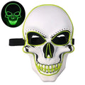 Halloween Party Mask LED Scary Flash Mask EL Line Light Mask Cosplay Mask Party Clothing Mask