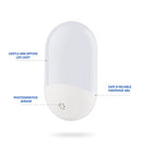 LED Night Light Plug-In Smart Light Sensor Night Lamp