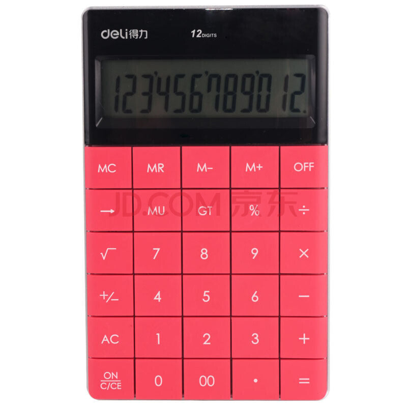 Deli 1589 Premium Tablet Calculator - Pink