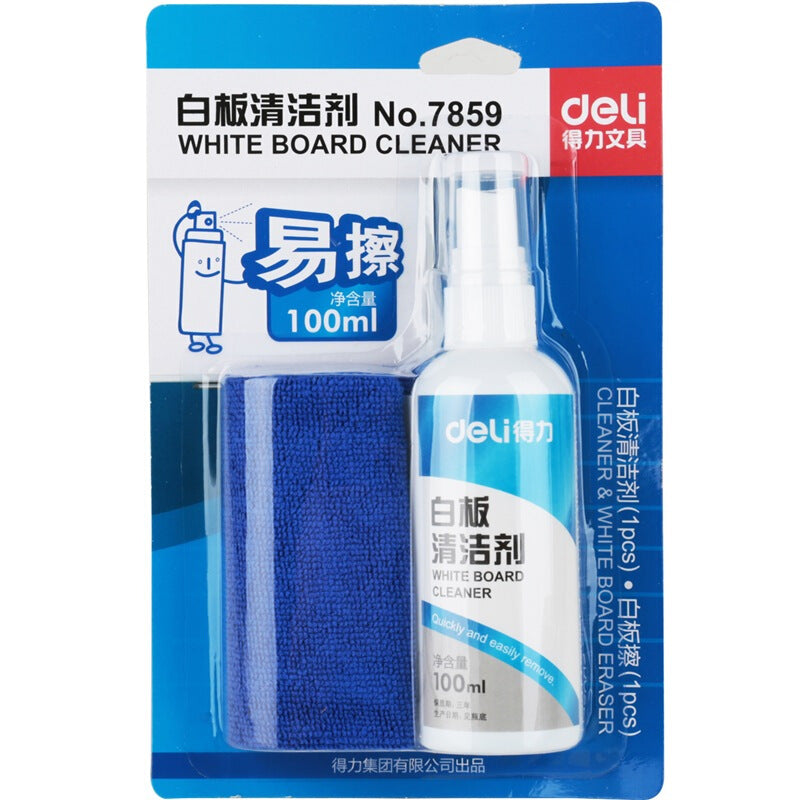 Deli 7859 Premium Whiteboard Cleaning Tool - White