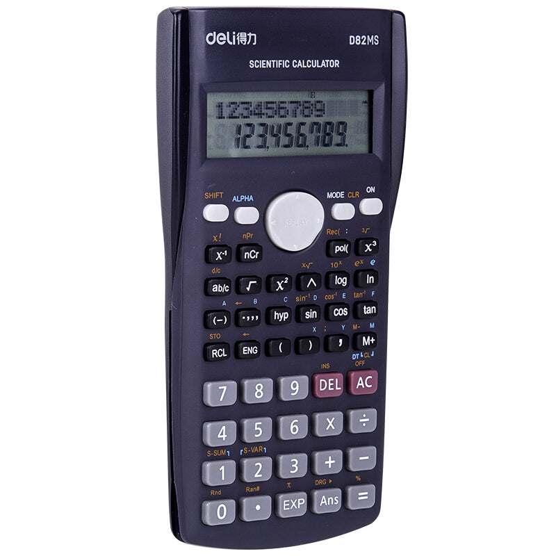 Deli D82MS Premium Scientific Calculator - Dark Blue