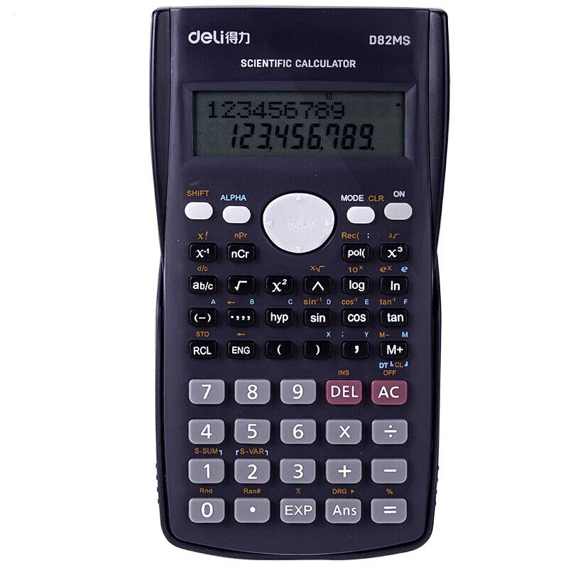 Deli D82MS Premium Scientific Calculator - Dark Blue