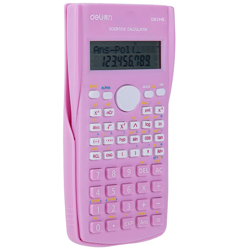 Deli D82MS Premium Scientific Calculator - Pink