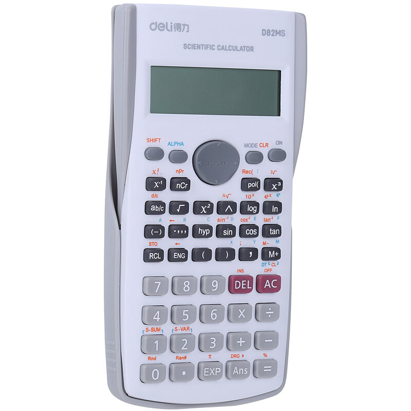 Deli D82MS Premium Scientific Calculator - White