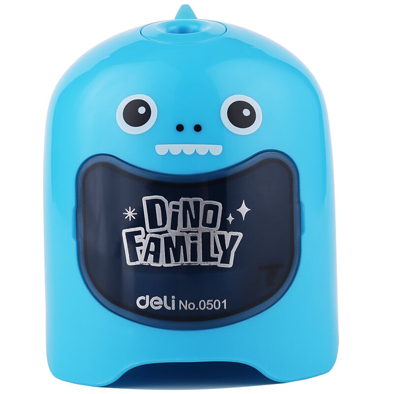 Deli Premium Electric Pencil Sharpener - Blue