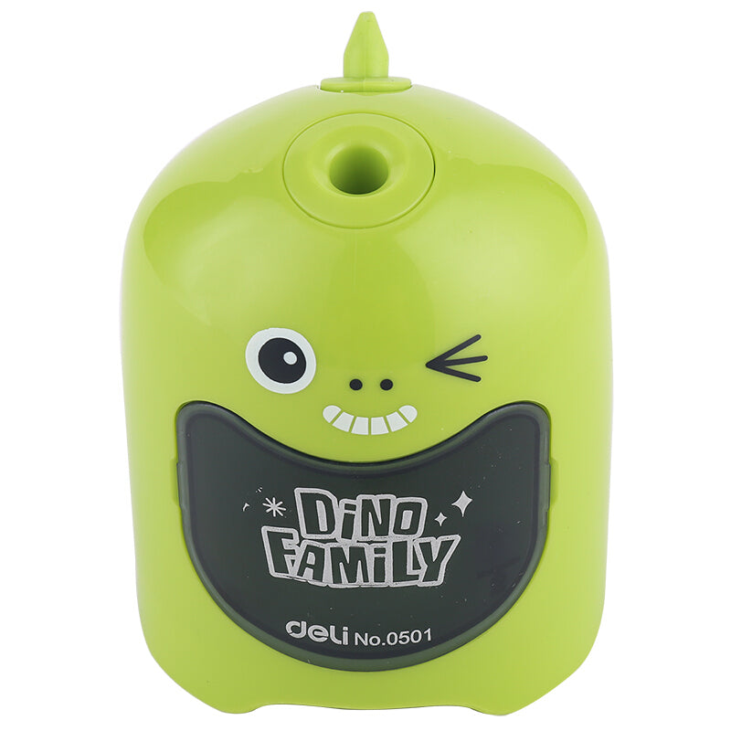 Deli Premium Electric Pencil Sharpener - Green