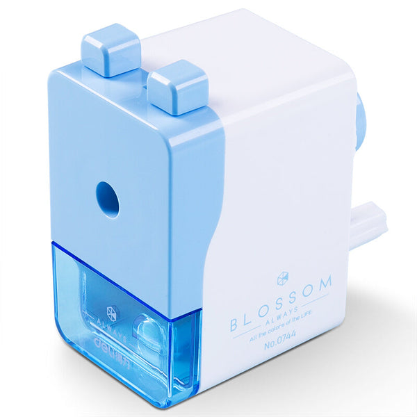 Deli Premium Simple Pencil Sharpener - Blue