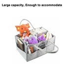 Diaper Organizer Caddy Bag - Gray