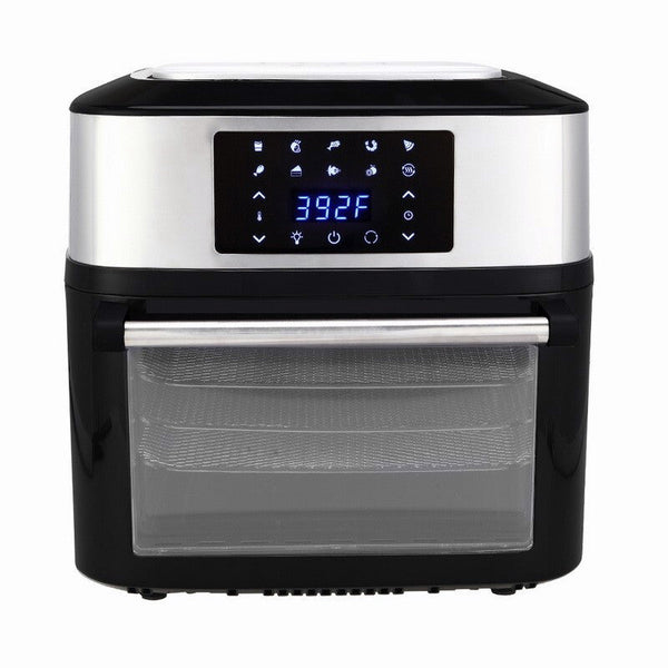 Digital Touch Screen Large Air Fryer - Black