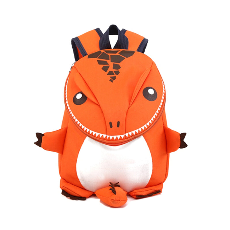 Dinosaur Premium Kids Backpack - Orange