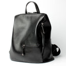 Dirirab Modern Leather Female Backpack - Black