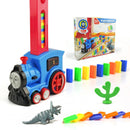 Domino Building Blocks Train - Blue