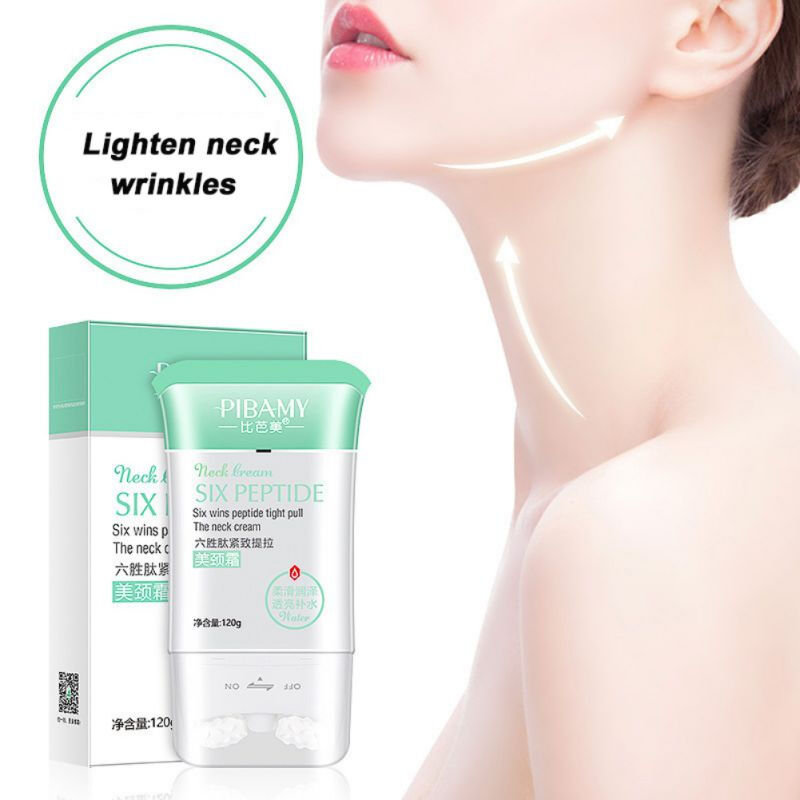 Double Roller V-Shaped Neck Firming Cream - Green