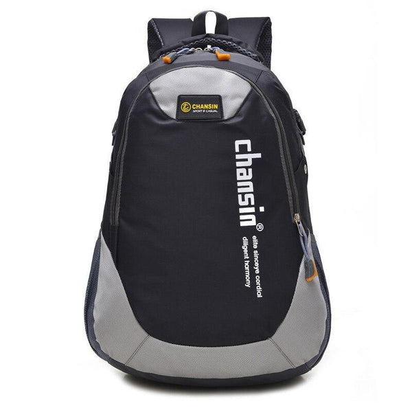 Durable Nylon Cloth Backpack - Black