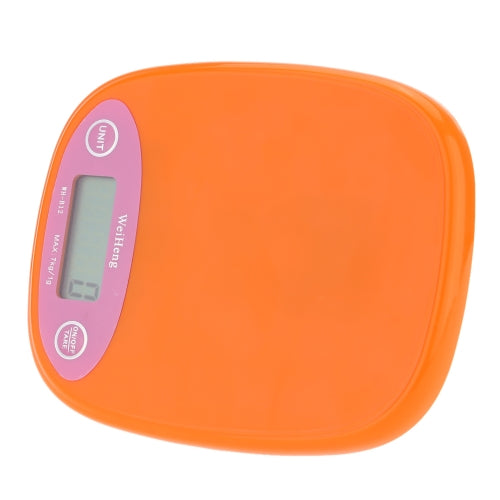 Mini Electronic Balance Professional Digital Pocket Scale Kitchen Scale Food Weighing Tool Orange/White