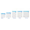 5pcs/set Vacuum Storage Bags Transparent Space Saver Seal Bag for Food Comforters Pillows