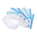 5pcs/set Vacuum Storage Bags Transparent Space Saver Seal Bag for Food Comforters Pillows