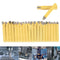 20pcs 3/8 Inch Metal Lathe Tooling Carbide Tip Tipped Cutter Tool Bit Cutting Set High Hardness Turning Milling Welding Bit