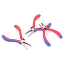 3pcs 4.5" Pliers Set Jewelry Pliers Mini Pliers DIY Jewelry Tool Set Ball Link Pliers Diagonal Pliers Long Nose Pliers