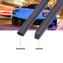 11pcs Universal Auto Car Door Seal Kit Adhesive Soundproof Strip Weather Stripping Wind Noise Reduction Kit Weather Draft Seal Strip