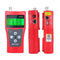 Multi-functional LCD Network Cable Tester Wire Tracker RJ11 RJ45 BNC Wire Length Finder Line Finder LAN Cable Tester with 8 Remote Adapters