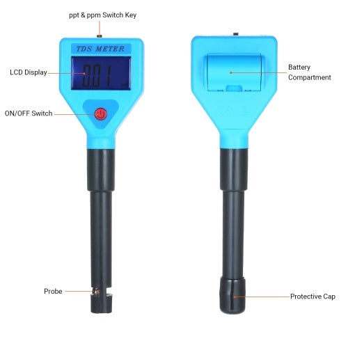 Portable TDS Meter Detection Pen Professional Water Quality Tester Water Quality Monitor TDS Water Quality Analysis Device