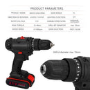 21V Multifunctional Electric Impact Cordless Drill