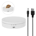 360 Degree Electric Rotating Turntable Display Stand for Photography Video Shooting Props Jewelry Display Turntable