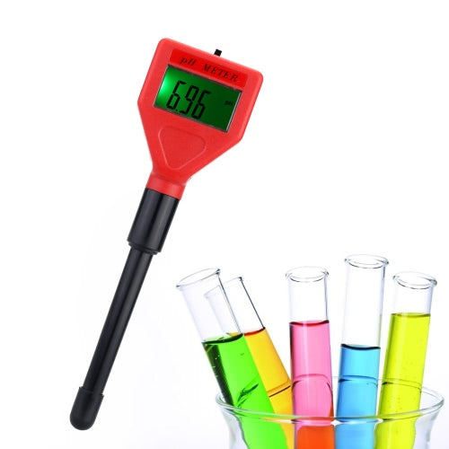 pH-98103 Professional Portable Pen Type pH Meter with pH Electrode LCD Backlit Display Acidimeter Industry and Experiment Analyzer Rechargeable pH-Meter Measure Household Drinking Water Quality Analysis Device