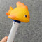 Practical Durable Cute Baby Cartoon Goldfish Indoor Outdoor Floating Thermometer With String For Swimming Pool