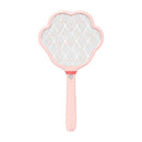 Electric Fly Swatter 2 in 1 Rechargeable Mosquito Racket Insect Bug Zapper Fly Killer Cat-paw Shape 3 Layer Electric Grid 3800 Volts for Indoor and Outdoor Pest Control