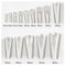 14pcs Caulking Finisher Stainless Steel Glue Nozzle Sealant Caulk Nozzle Glue Remover Scraper Finishing Tools for Kitchen Bathroom Window